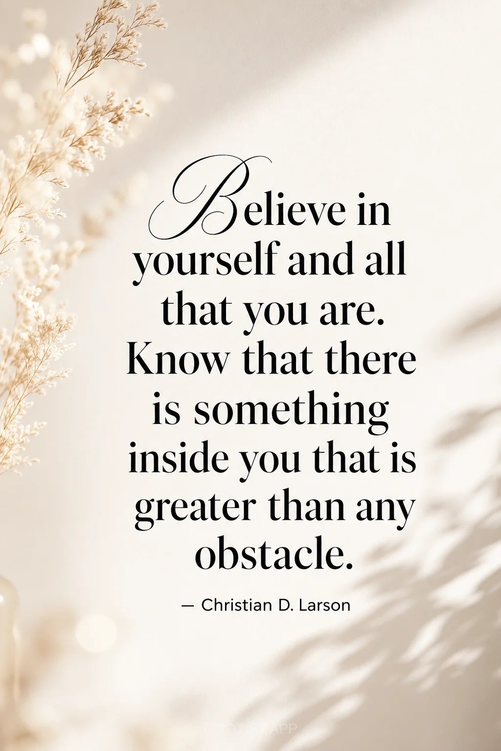 Quote by Christian D. Larson